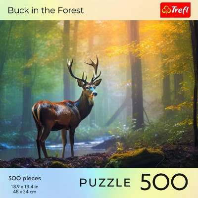 Trefl Nature Buck in the Forrest Jigsaw Puzzle - 500pc