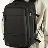 MaseiKar Lightweight Durable Polyester Travel Backpack - Compact Daypack with Adjustable Shoulder Straps,Vacation & Outdoor Trips - Black Backpack - 2 of 4