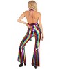 HalloweenCostumes.com Rainbow Rave Disco Women's Costume - 2 of 3