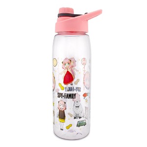 Silver Buffalo Spy x Family Anya Icons Water Bottle With Screw-Top Lid | Holds 28 Ounces - 1 of 4