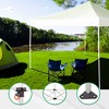 Caravan Canopy V-Series 10 x 10 Feet 2 Straight Leg Sidewall Kit & Sports V-Series 2 10 x 10 Feet Straight Pop-Up Leg Tent for Recreational Use - 3 of 4