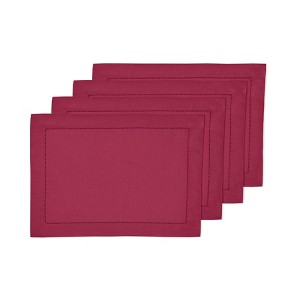 Solino Home Linen Classic Hemstitch Placemats - 1 of 4