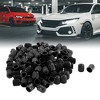 Unique Bargains Plastic Tire Valve Stem Caps Black 13mm x 10mm 100Pcs Auto Car Motorcycle Truck - 2 of 4