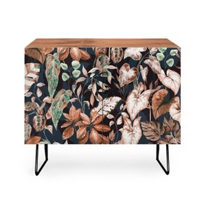Marta Barragan Camarasa Lush Vintage Dark Jungle Walnut Credenza - Deny Designs - 1 of 3