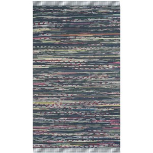 Rag Rug RAR121 Hand Woven Indoor Rugs - Safavieh - 1 of 4