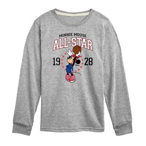 Boys' - Disney - Minnie All-Star 1928 Long Sleeve Graphic T-Shirt - 1 of 4