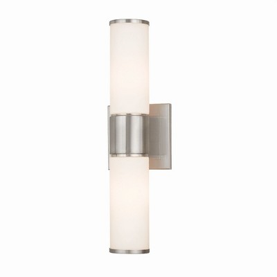 Livex Lighting Weston 2 - Light Vanity in  Brushed Nickel