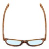 Coyote Eyewear Woodie Reading OR Blue Light Filter Glasses Black Orange Tortoise Walnut - 3 of 3