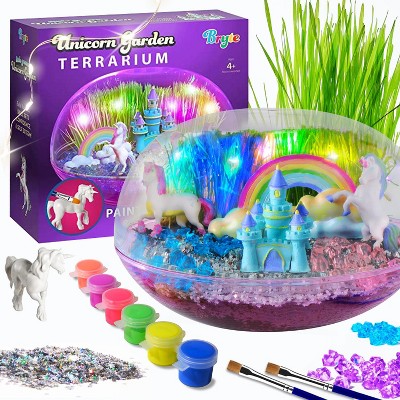 Photo 1 of Bryte Unicorn Terrarium Kit for Kids