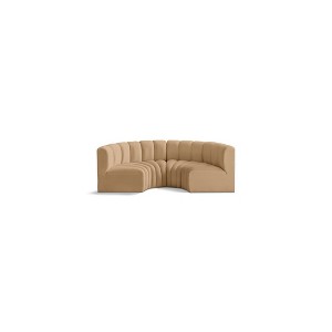 Meridian Furniture,Arc Velvet Modular Sofa - 1 of 4