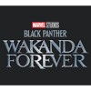 Women's Black Panther: Wakanda Forever Metallic Movie Logo Racerback Tank Top - image 2 of 4