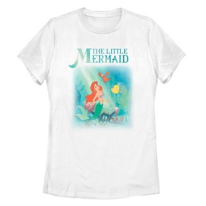 Women's The Little Mermaid Ariel and Friends T-Shirt - 1 of 4