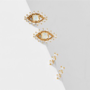 AJOA EVIL EYE SET OF EARRINGS - 1 of 2