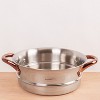 BergHOFF Ouro Gold 3Pc 18/10 Stainless Steel Cookware Set, Steamer & 9.5" Stockpot with Stainless Steel Lids - 4 of 4