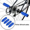 Unique Bargains Aluminum Alloy Axle Rear Foot Pegs Footrests for BMX MTB Bike Fit 3/8 Inch 2 Pair - 2 of 4
