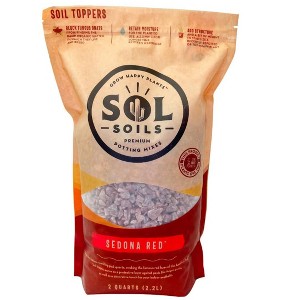 sol soils Sedona Red Soil Topper – Pink Quartz Decorative Rocks for ...