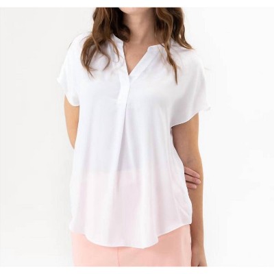 Women's CAP SLEEVE AIRFLOW BLOUSE - Renuar
