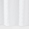 Dyed Clipped Diamond Shower Curtain White - Threshold