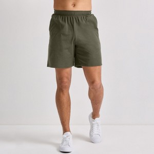 Hanes Originals Men's Cotton Shorts, 7" - 1 of 4