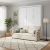 Merax Queen Size Murphy Bed with Sofa - 2 of 4