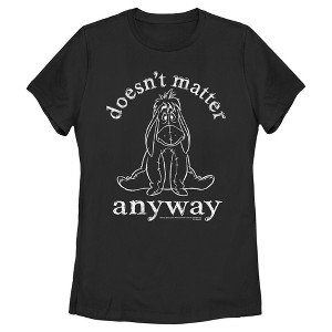 Women's Winnie the Pooh Eeyore Doesn't Matter Anyway T-Shirt - 1 of 4