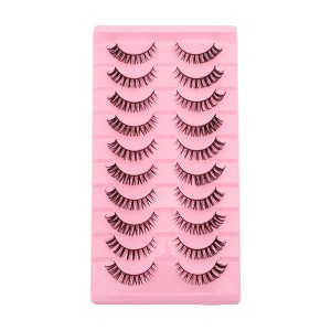Unique Bargains Women's False Eyelashes for Makeup 10 Pair - 1 of 4