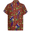 LA LEELA Mens Hawaiian Shirts Short Sleeve Button Down Shirt Men's Party Shirts Casual Vacation Summer Tropical Island Shirts Funny - 2 of 4