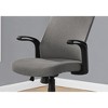 Monarch Specialties Office Chair Adjustable Height Swivel Ergonomic Armrests Computer Desk Work Metal Mesh Grey Black Contemporary Modern - 2 of 4