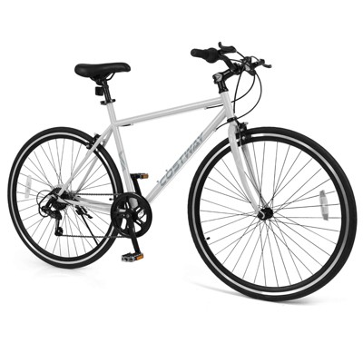 Costway 6-Speed Cycling Bike with All-terrain Rubber Wheels Dual