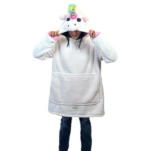 Poppy the Unicorn Blanket Hoodie - 1 of 4