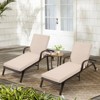 EROMMY Outdoor Chaise Lounge Chair Cushion(set of 2) - 2 of 4
