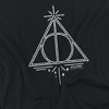 Harry Potter Deathly Hallows Line Logo Women's Loose T-Shirt - 2 of 4