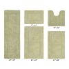 Lux Premium 100% Cotton Tufted Solid Reversible 5 PC Bath Rug Set – Ultra-Soft, Water-Absorbent, Durable, Machine Washable Bathroom Rug - 2 of 4