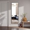FONTOI Arched/Rectangle Full Length Floor Mirror with Aluminum Alloy Frame Large Standing Mirror for Bedroom Living Room Entryway Bathroom - 2 of 4