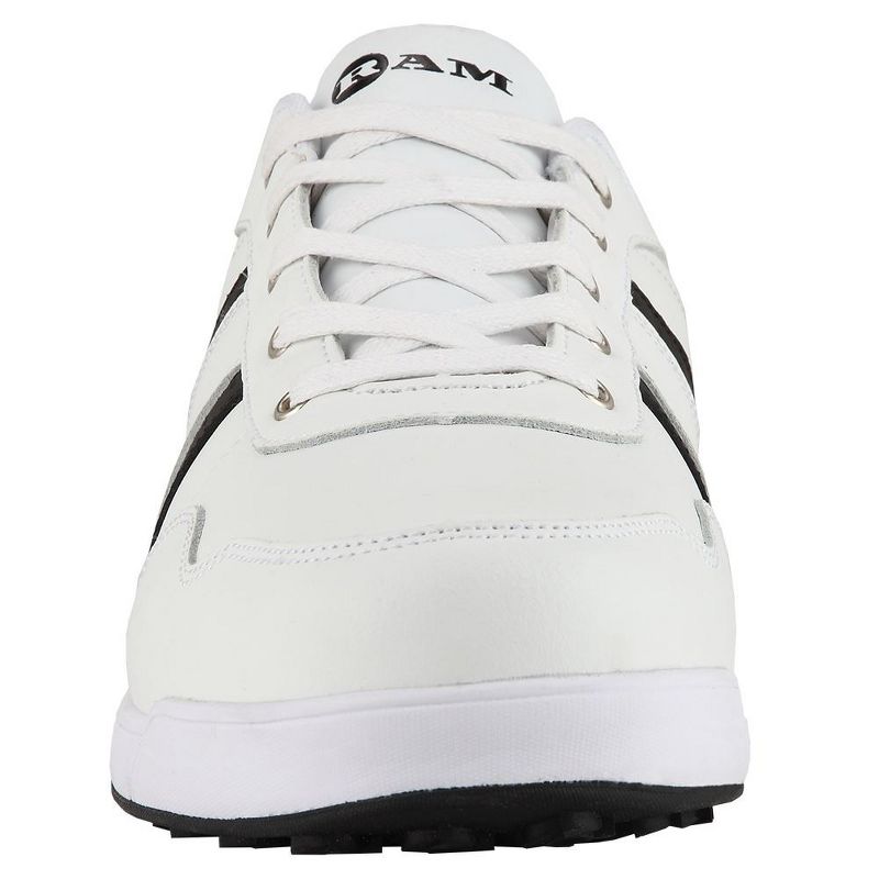 Ram FX Comfort Mens Waterproof Golf Shoes White, 3 of 5