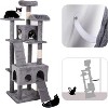Acekool 63" Cat Tree Tower - Multi-Level Playhouse with Hammocks & Condo - 4 of 4