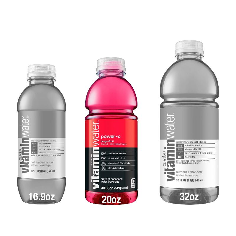 vitaminwater power-c dragonfruit - 20 fl oz Bottle, 3 of 10