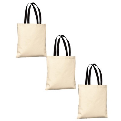 Port Authority Budget Tote (3 Pack) - Natural/black : Target