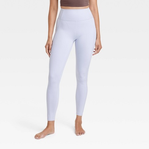 Women's Brushed Sculpt High-rise Pocketed Leggings 28 - All In Motion™  Lavender Xs : Target