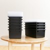 ECR4Kids Cubby Storage Bin with Non-Snap Lid, Plastic Container, 10-Pack - 3 of 4