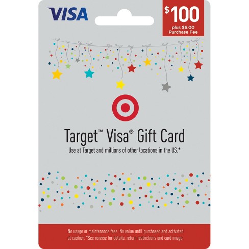 Visa Gift Card 100 6 Fee Target