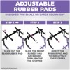 Liquid Stands 2nd Tier Keyboard Stand Attachment with Straps and Adjustable Arms - Piano Stand - Two Tier Keyboard Stand for Square Tube Z Stands - 4 of 4