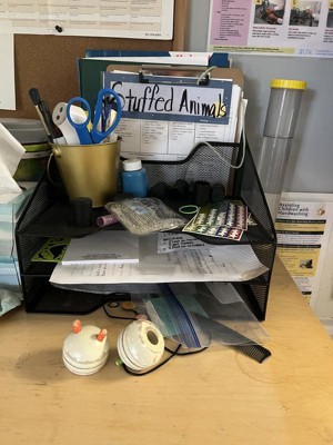 Mind Reader Mini Desk Supply Organizer Black : Target