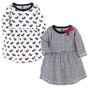 Luvable Friends Hudson Baby Long-Sleeve Dresses 2pk - 1 of 2