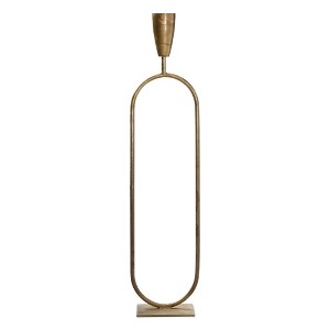 tag Gold Trumpet Taper Candle Holder Large 5.5L x 4.75W x 24.5H inches - 1 of 2