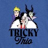 Women's - Disney - Evil Queen Maleficent Cruella Tricky Trio Short Sleeve Graphic T-Shirt - 2 of 4