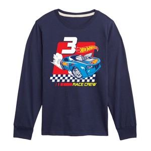 Boys' - Hot Wheels - Race Crew 3 Yrs Long Sleeve Graphic T-Shirt - 1 of 3