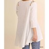 Women's Criss Cross Cutout Detail Tunic Top - umgee - 2 of 2