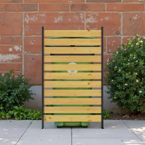 Spassway 73" 1-Panel Cedar Privacy Screen for Outdoor Use - 1 of 4