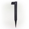 4pk Modern Solar LED Path Lights Black - Alpine Corporation - 3 of 4